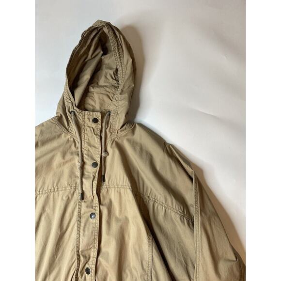 Abercrombie & Fitch Utility Field Cargo Khaki Full Zip Jacket size M Flaw - Picture 2 of 11